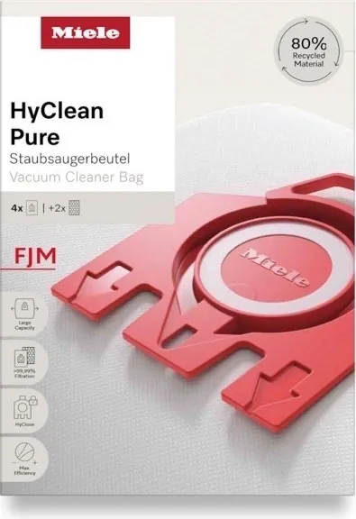 Мешки-пылесборники HyClean Pure FJM, 4 шт