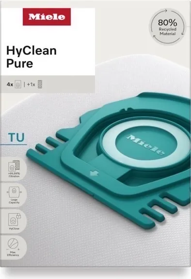 Мешки-пылесборники HyClean Pure TU, 4 шт